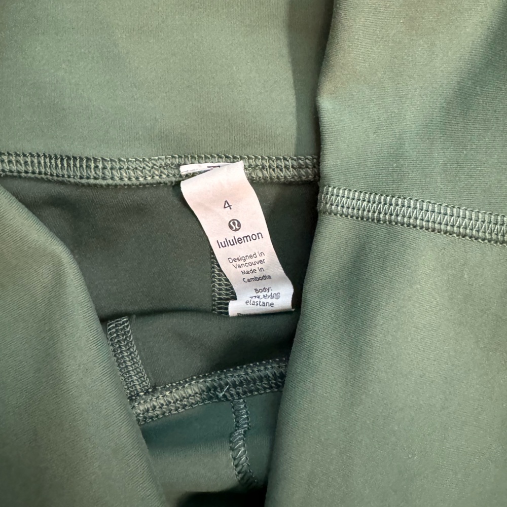Lululemon Wunder Train 25” Algae Green 4 - Picture 6 of 6
